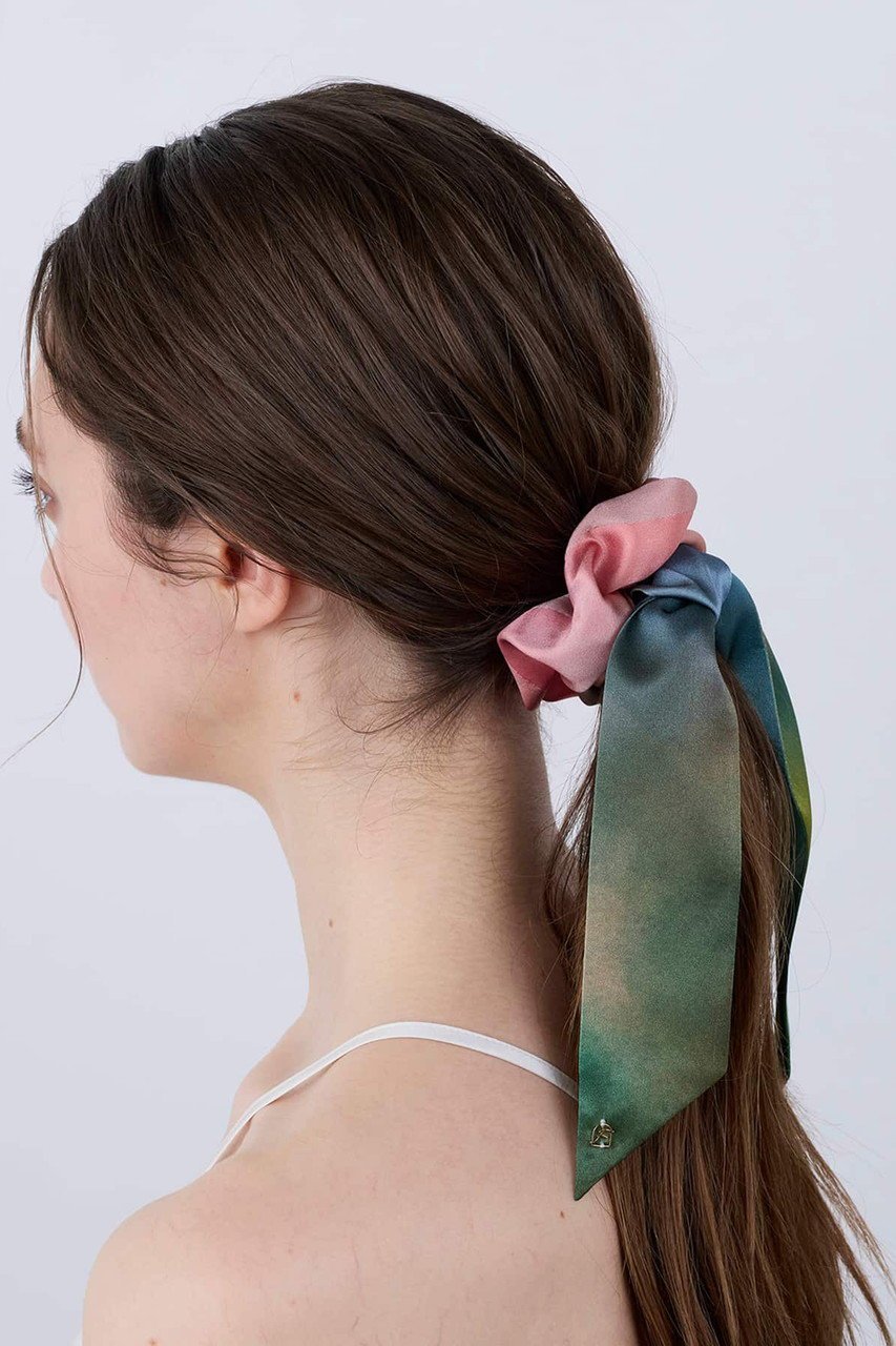 【フートーキョー/Foo Tokyo】のウォータカラーシルクリボンシュシュ 2WAYタイプ 人気、トレンドファッション・服の通販 founy(ファニー) 　ファッション　Fashion　レディースファッション　Fashion for Women　シュシュ&ヘアアクセ/ヘアアレンジ　Scrunchies & Hair Accessories　お家時間・ステイホーム　Stay Home / At Home　アクセサリー　Fashion Accessories　シルク　Silk, 100% Silk　パジャマ　Pajamas, Sleepwear　リボン　Ribbon, Bow　other-7|ID: prp329100004937703 ipo3291000000037051372