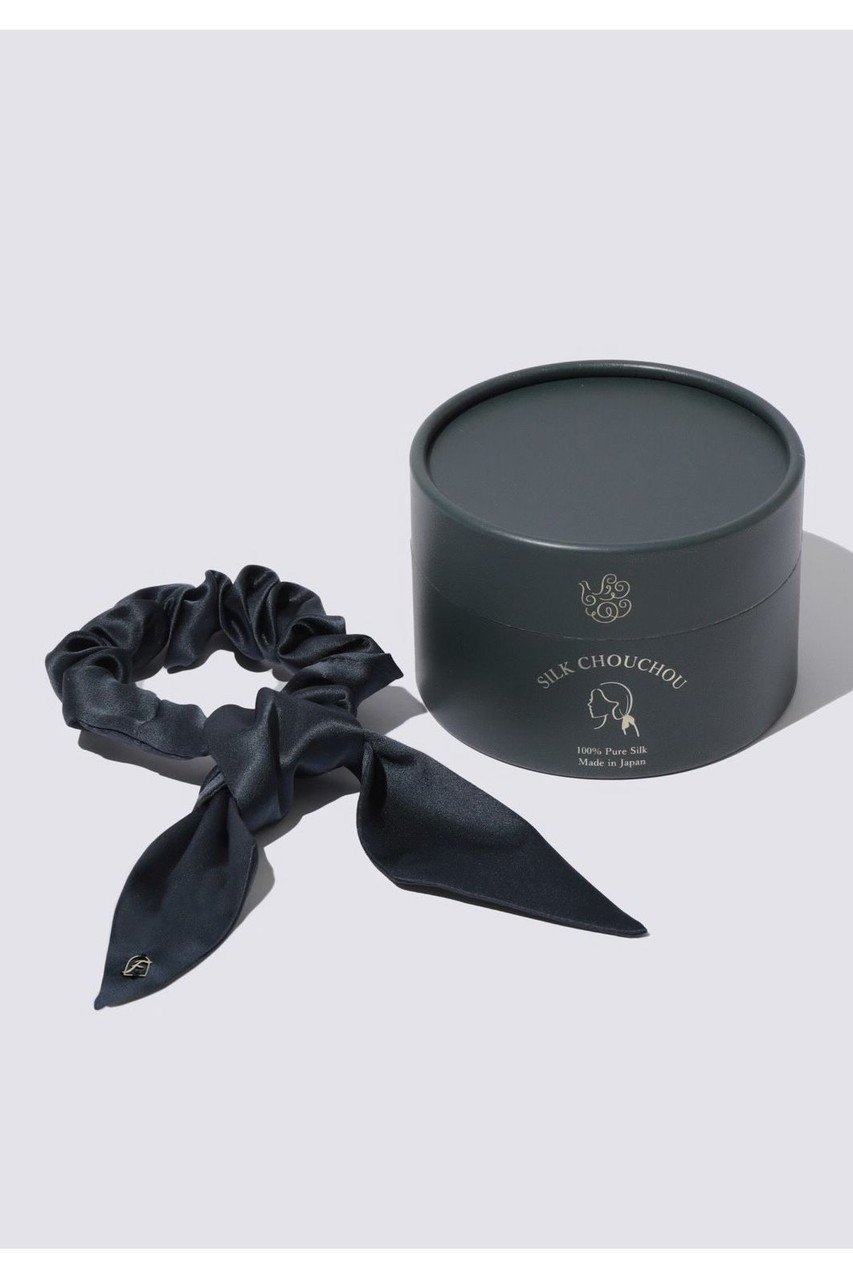 【フートーキョー/Foo Tokyo】のシルクリボンシュシュ 2WAYタイプ インテリア・キッズ・メンズ・レディースファッション・服の通販 founy(ファニー) 　ファッション　Fashion　レディースファッション　Fashion for Women　シュシュ&ヘアアクセ/ヘアアレンジ　Scrunchies & Hair Accessories　アクセサリー　Fashion Accessories　シルク　Silk, 100% Silk　リボン　Ribbon, Bow　エレガントネイビー|ID: prp329100004937705 ipo3291000000037051384