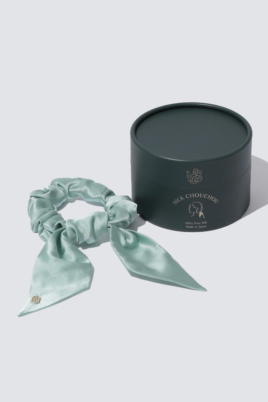 【フートーキョー/Foo Tokyo】のシルクリボンシュシュ 2WAYタイプ インテリア・キッズ・メンズ・レディースファッション・服の通販 founy(ファニー) 　ファッション　Fashion　レディースファッション　Fashion for Women　シュシュ&ヘアアクセ/ヘアアレンジ　Scrunchies & Hair Accessories　アクセサリー　Fashion Accessories　シルク　Silk, 100% Silk　リボン　Ribbon, Bow　ミントグリーン|ID: prp329100004937705 ipo3291000000037051385