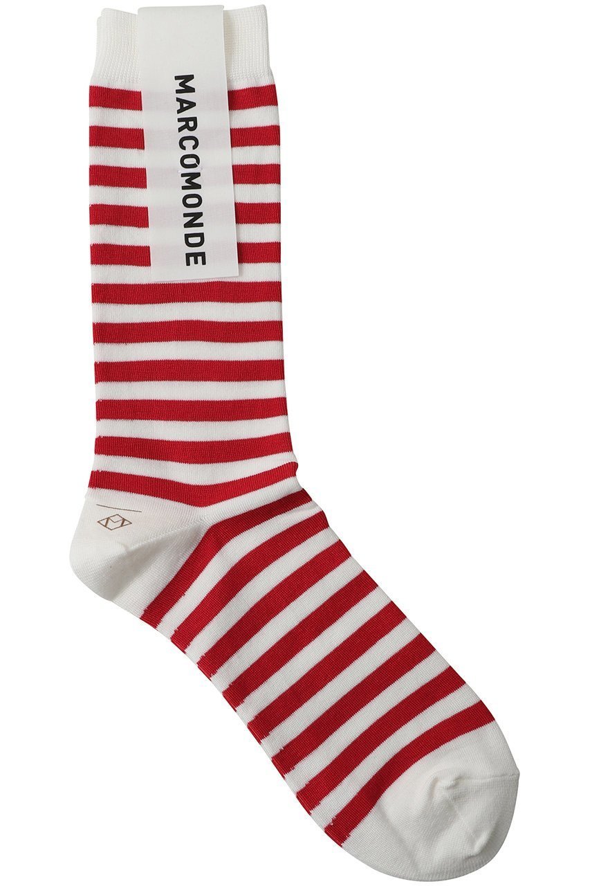 【アルアバイル/allureville】の【MARCOMONDE】 VENICE BORDER SOCKS インテリア・キッズ・メンズ・レディースファッション・服の通販 founy(ファニー) 　ファッション　Fashion　レディースファッション　Fashion for Women　ソックス&靴下　Socks & Hosiery　レッグウェア・ストッキング　Legwear & Hosiery　おすすめ　Recommended / Our Picks　クラシカル　Classical, Vintage-Inspired　スニーカー　Sneakers, Trainers　ソックス　Socks, Hosiery　ボーダー　Border, Stripe　夏　Summer　春　Spring　S/S・春夏　SS, Spring/Summer, Warm Season　レッド系|ID: prp329100004937706 ipo3291000000037051395