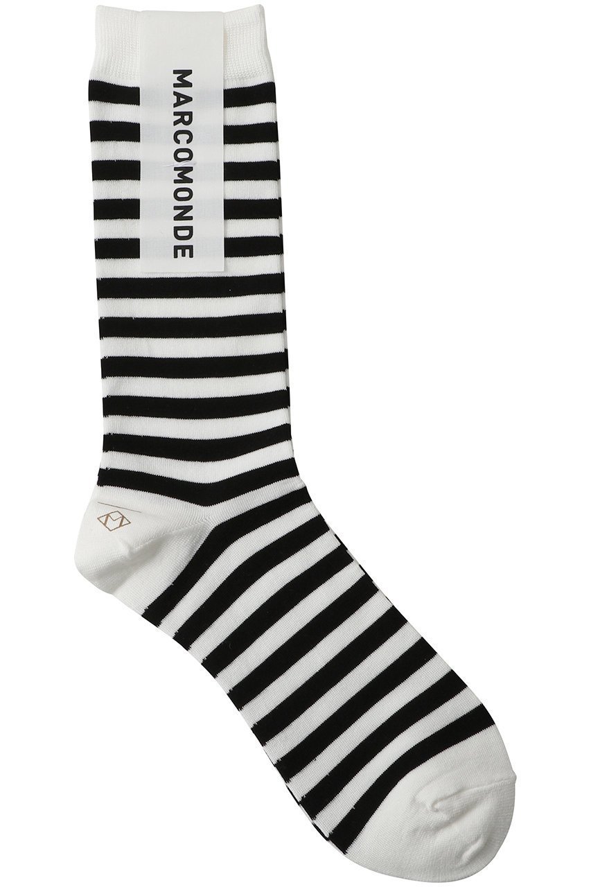 【アルアバイル/allureville】の【MARCOMONDE】 VENICE BORDER SOCKS インテリア・キッズ・メンズ・レディースファッション・服の通販 founy(ファニー) 　ファッション　Fashion　レディースファッション　Fashion for Women　ソックス&靴下　Socks & Hosiery　レッグウェア・ストッキング　Legwear & Hosiery　おすすめ　Recommended / Our Picks　クラシカル　Classical, Vintage-Inspired　スニーカー　Sneakers, Trainers　ソックス　Socks, Hosiery　ボーダー　Border, Stripe　夏　Summer　春　Spring　S/S・春夏　SS, Spring/Summer, Warm Season　ブラック系|ID: prp329100004937706 ipo3291000000037051396