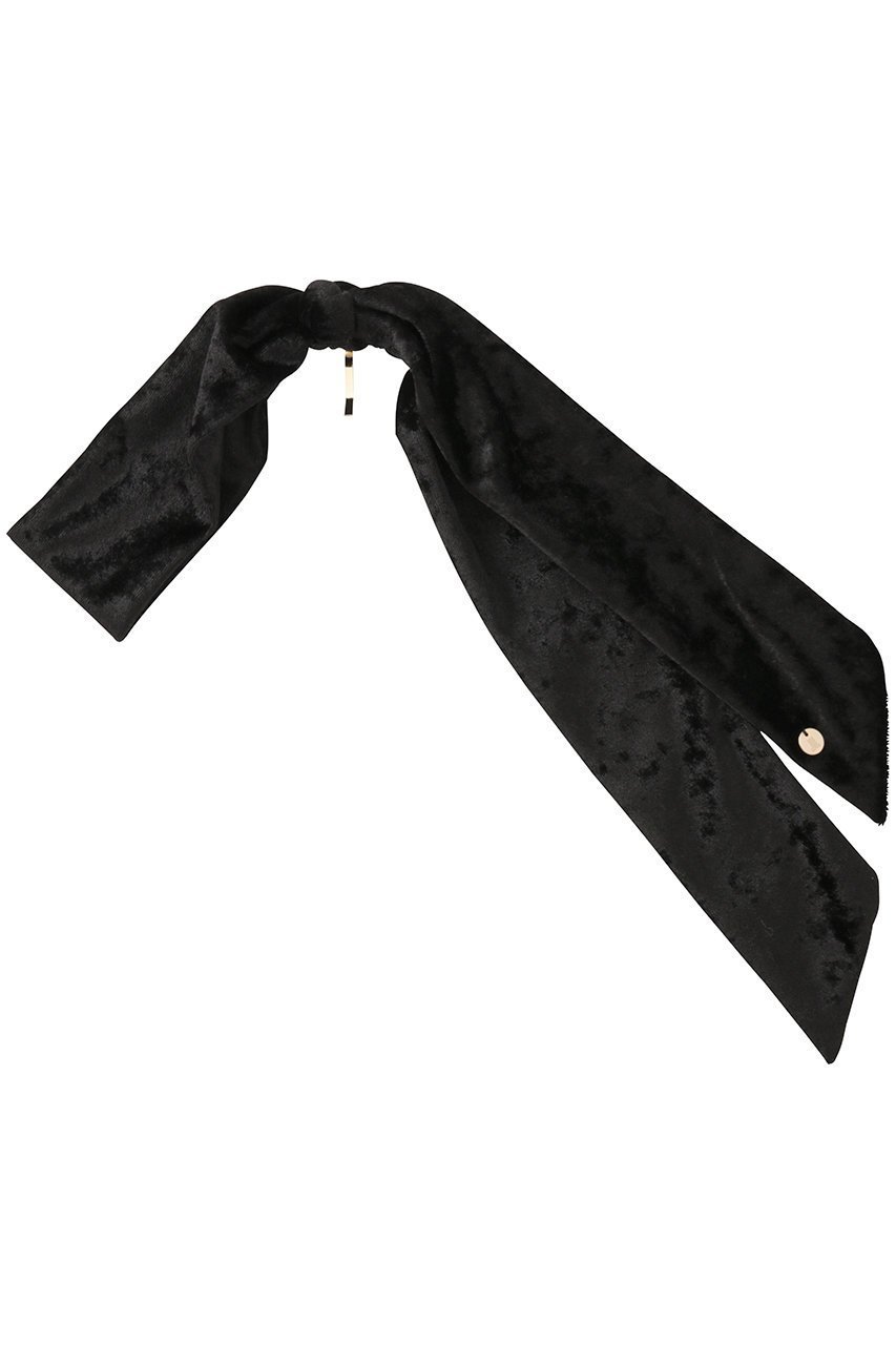 【ランバン オン ブルー/LANVIN en Bleu】のベロアリボンヘアカフ インテリア・キッズ・メンズ・レディースファッション・服の通販 founy(ファニー) 　ファッション　Fashion　レディースファッション　Fashion for Women　トップス・カットソー　Cut & Sew Tops　ベロアトップス　Velour Tops / Velvet-Look Items　シュシュ&ヘアアクセ/ヘアアレンジ　Scrunchies & Hair Accessories　なめらか　Smooth, Silky Texture　アクセサリー　Fashion Accessories　バレッタ　Barrette, Hair Clip　パーティ　Party, Party Style　ベルベット　Velvet, Velvety　リボン　Ribbon, Bow　リュクス　Luxury, Elegant, High-End, Chic　再入荷　Restock / Back in Stock　ブラック|ID: prp329100004937708 ipo3291000000037051405