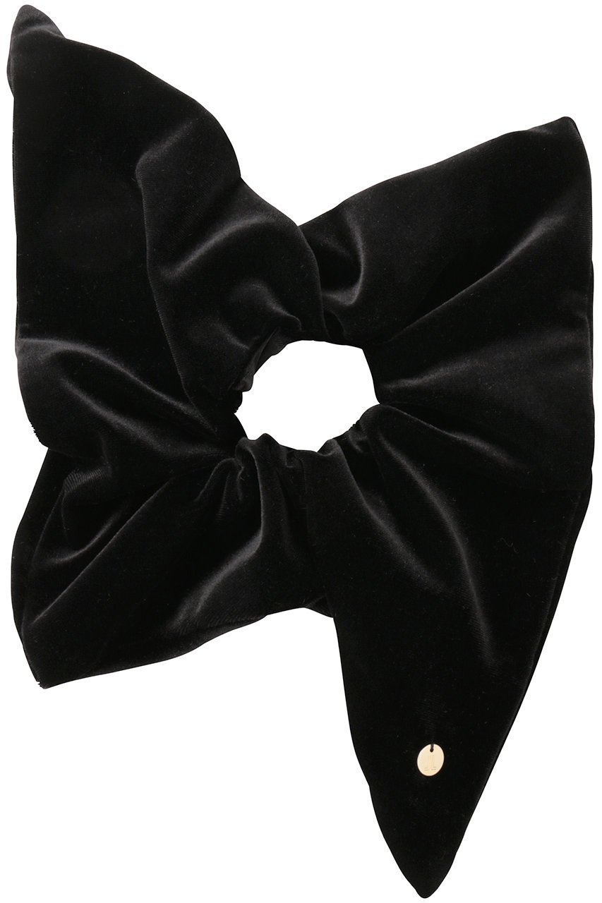 【ランバン オン ブルー/LANVIN en Bleu】のベロアスクエアシュシュ インテリア・キッズ・メンズ・レディースファッション・服の通販 founy(ファニー) 　ファッション　Fashion　レディースファッション　Fashion for Women　トップス・カットソー　Cut & Sew Tops　ベロアトップス　Velour Tops / Velvet-Look Items　シュシュ&ヘアアクセ/ヘアアレンジ　Scrunchies & Hair Accessories　なめらか　Smooth, Silky Texture　アクセサリー　Fashion Accessories　スクエア　Square, Square Shape　パターン　Pattern, Design Print　パーティ　Party, Party Style　ベルベット　Velvet, Velvety　リュクス　Luxury, Elegant, High-End, Chic　ブラック|ID: prp329100004937709 ipo3291000000037051411