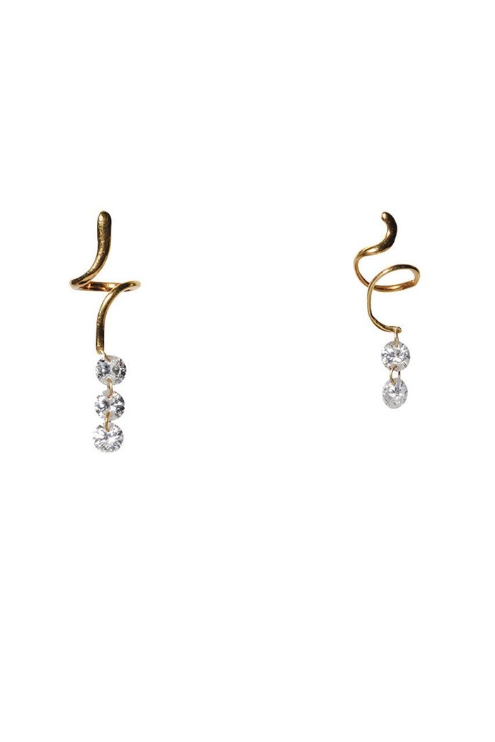 【その他のブランド/Other】のluminous tail ピアス(モアサナイト/ゴールド) インテリア・キッズ・メンズ・レディースファッション・服の通販 founy(ファニー) https://founy.com/ ファッション Fashion レディースファッション Fashion for Women ジュエリー Jewelry ファッションリング Fashion Rings イヤリング・フープ・ドロップタイプ Hoop, Drop & Clip Earrings アシンメトリー Asymmetrical Style イヤリング Earrings |ID: prp329100004937716 ipo3291000000037051454