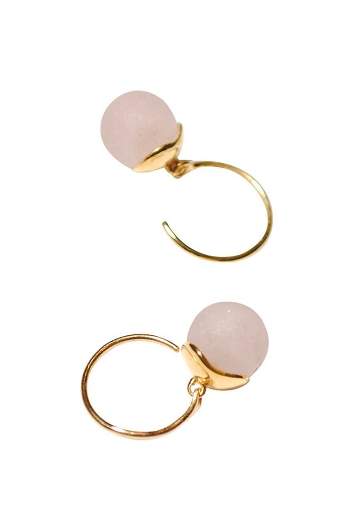 【その他のブランド/Other】のacorn ball ピアス(ローズクオーツ/ゴールド) インテリア・キッズ・メンズ・レディースファッション・服の通販 founy(ファニー) https://founy.com/ ファッション Fashion レディースファッション Fashion for Women ジュエリー Jewelry ファッションリング Fashion Rings イヤリング・フープ・ドロップタイプ Hoop, Drop & Clip Earrings イヤリング Earrings フォルム Silhouette, Form |ID: prp329100004937718 ipo3291000000037051460