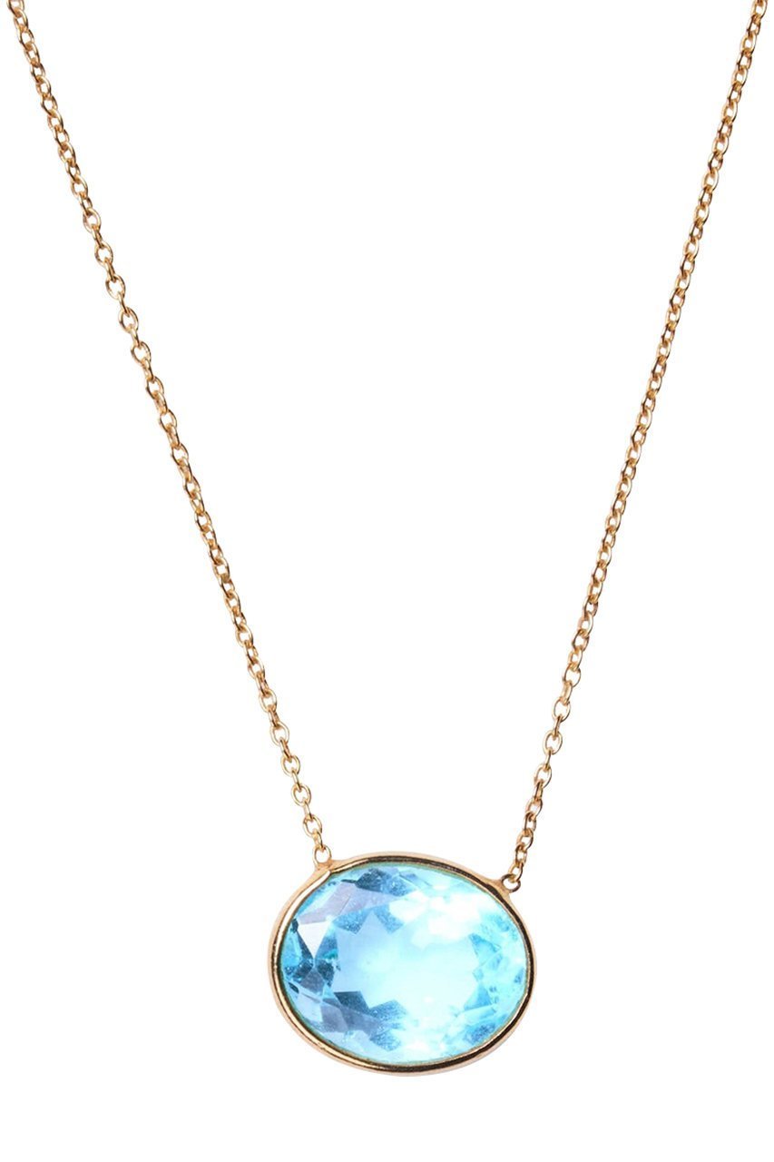 【その他のブランド/Other】のoval flower ネックレス(ブルートパーズ/ゴールド) インテリア・キッズ・メンズ・レディースファッション・服の通販 founy(ファニー) 　ファッション　Fashion　レディースファッション　Fashion for Women　ジュエリー　Jewelry　ネックレス　Necklaces & Pendants　カッティング　Cutting Detail　シンプル　Simple, Minimal　ストーン　Stone, Gem-Like　チェーン　Chain, Chain Strap　ネックレス　Necklace, Pendant Necklace　バランス　Balance, Style Balance　エレガント 上品　Elegant　ブルー|ID: prp329100004937720 ipo3291000000037051469