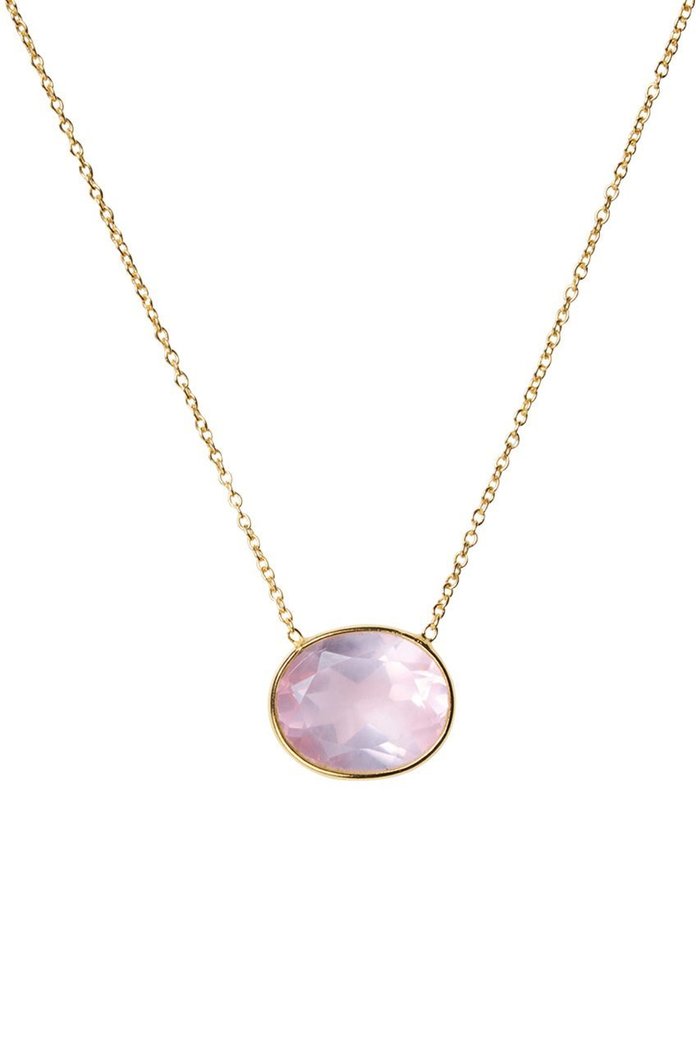 【その他のブランド/Other】のoval flower ネックレス(ローズクオーツ/ゴールド) インテリア・キッズ・メンズ・レディースファッション・服の通販 founy(ファニー) https://founy.com/ ファッション Fashion レディースファッション Fashion for Women ジュエリー Jewelry ネックレス Necklaces & Pendants カッティング Cutting Detail シンプル Simple, Minimal ストーン Stone, Gem-Like チェーン Chain, Chain Strap ネックレス Necklace, Pendant Necklace バランス Balance, Style Balance エレガント 上品 Elegant |ID: prp329100004937723 ipo3291000000037051484