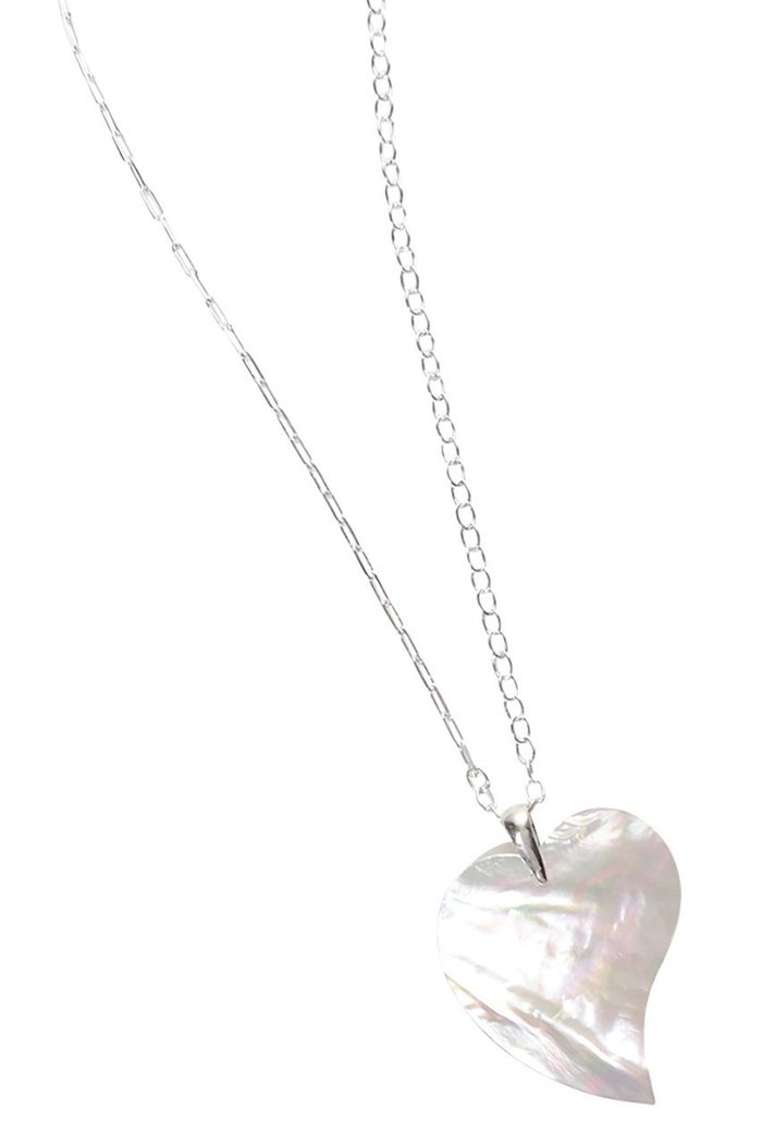 【その他のブランド/Other】のshell heart ネックレス(マザーオブパール_クリスタル/シルバー) インテリア・キッズ・メンズ・レディースファッション・服の通販 founy(ファニー) https://founy.com/ ファッション Fashion レディースファッション Fashion for Women ジュエリー Jewelry ネックレス Necklaces & Pendants クリスタル Crystal, Swarovski シルバー Silver, Metallic Silver シンプル Simple, Minimal チェーン Chain, Chain Strap ネックレス Necklace, Pendant Necklace 夏 Summer 軽量 Lightweight, Ultra Light |ID: prp329100004937724 ipo3291000000037051489