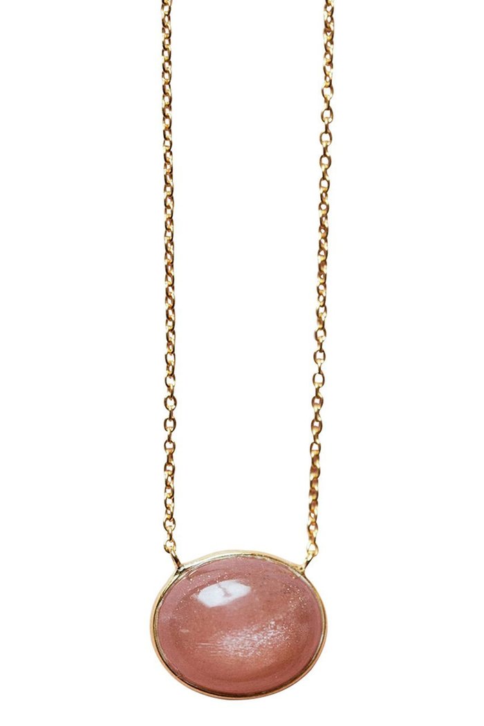 【その他のブランド/Other】のoval flower CAB ネックレス(ピーチムーンストーン/ゴールド) インテリア・キッズ・メンズ・レディースファッション・服の通販 founy(ファニー) https://founy.com/ ファッション Fashion レディースファッション Fashion for Women ジュエリー Jewelry ネックレス Necklaces & Pendants シンプル Simple, Minimal ストーン Stone, Gem-Like チェーン Chain, Chain Strap ネックレス Necklace, Pendant Necklace バランス Balance, Style Balance エレガント 上品 Elegant |ID: prp329100004937728 ipo3291000000037051517