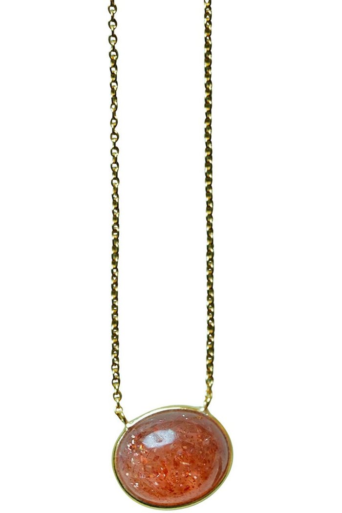 【その他のブランド/Other】のoval flower CAB ネックレス(サンストーン/ゴールド) インテリア・キッズ・メンズ・レディースファッション・服の通販 founy(ファニー) https://founy.com/ ファッション Fashion レディースファッション Fashion for Women ジュエリー Jewelry ネックレス Necklaces & Pendants シンプル Simple, Minimal ストーン Stone, Gem-Like チェーン Chain, Chain Strap ネックレス Necklace, Pendant Necklace バランス Balance, Style Balance エレガント 上品 Elegant |ID: prp329100004937729 ipo3291000000037051523