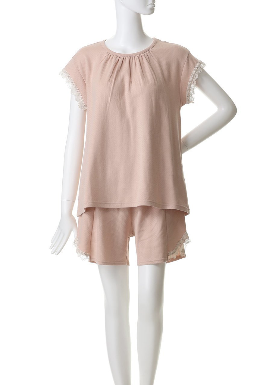 【ナナデコール/nanadecor】のスズラン半袖トップス 人気、トレンドファッション・服の通販 founy(ファニー) 　ファッション　Fashion　レディースファッション　Fashion for Women　トップス・カットソー　Cut & Sew Tops　ギャザー　Gathered, Ruffled　パジャマ　Pajamas, Sleepwear　リラックス　Relax, Relaxed Fit　レース　Lace, Lace Fabric　半袖　Short Sleeve, Half Sleeve　other-2|ID: prp329100004937784 ipo3291000000037051869