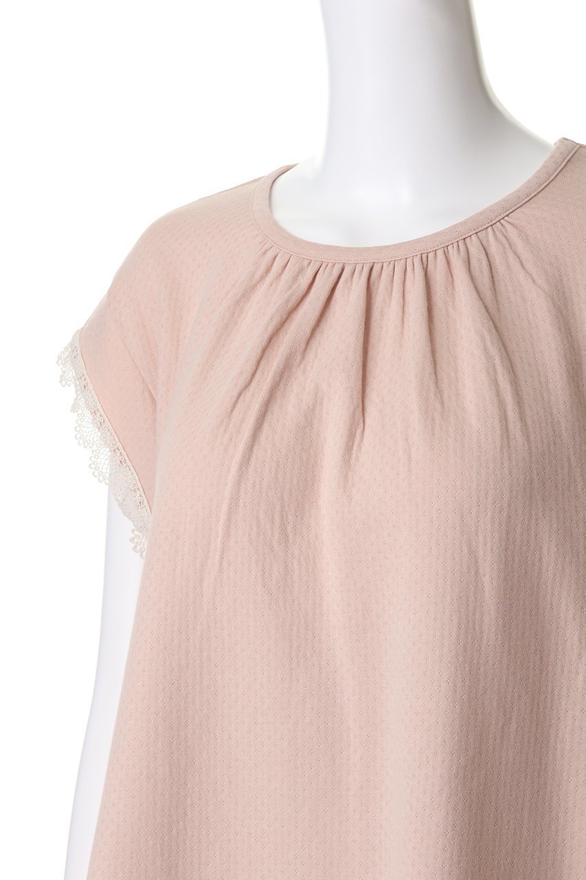 【ナナデコール/nanadecor】のスズラン半袖トップス 人気、トレンドファッション・服の通販 founy(ファニー) 　ファッション　Fashion　レディースファッション　Fashion for Women　トップス・カットソー　Cut & Sew Tops　ギャザー　Gathered, Ruffled　パジャマ　Pajamas, Sleepwear　リラックス　Relax, Relaxed Fit　レース　Lace, Lace Fabric　半袖　Short Sleeve, Half Sleeve　other-5|ID: prp329100004937784 ipo3291000000037051872