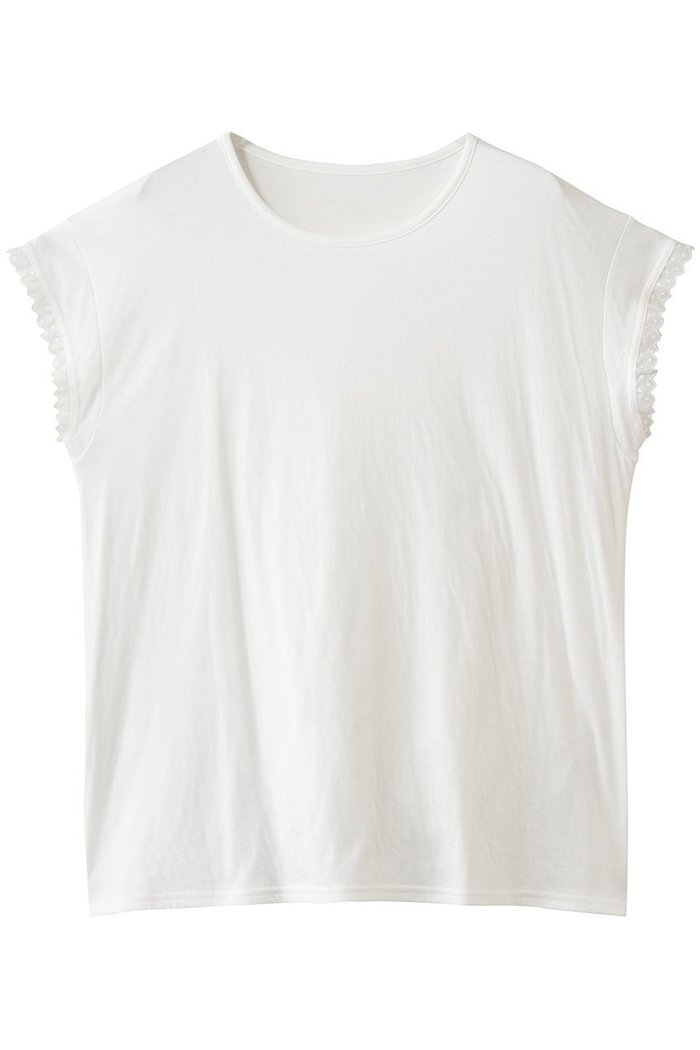 【ナナデコール/nanadecor】のリリーホワイト半袖トップス インテリア・キッズ・メンズ・レディースファッション・服の通販 founy(ファニー) https://founy.com/ ファッション Fashion レディースファッション Fashion for Women トップス・カットソー Cut & Sew Tops お家時間・ステイホーム Stay Home / At Home パジャマ Pajamas, Sleepwear フェミニン Feminine, Girly リラックス Relax, Relaxed Fit レース Lace, Lace Fabric 半袖 Short Sleeve, Half Sleeve |ID: prp329100004937785 ipo3291000000037051873