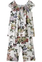 【イクコ/IKUKO】の60接結花柄ニットギャザーパジャマ 人気、トレンドファッション・服の通販 founy(ファニー) ファッション Fashion レディースファッション Fashion for Women トップス・カットソー Cut & Sew Tops ニット Knit Tops & Sweaters 花柄・フラワープリント・モチーフ Floral Prints & Motifs / Flower Pattern Tops ギャザー Gathered, Ruffled パジャマ Pajamas, Sleepwear フラワー Flower, Floral リラックス Relax, Relaxed Fit |ID:prp329100004937795