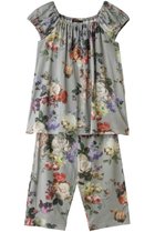 【イクコ/IKUKO】の60接結花柄ニットギャザーパジャマ 人気、トレンドファッション・服の通販 founy(ファニー) ファッション Fashion レディースファッション Fashion for Women トップス・カットソー Cut & Sew Tops ニット Knit Tops & Sweaters 花柄・フラワープリント・モチーフ Floral Prints & Motifs / Flower Pattern Tops ギャザー Gathered, Ruffled パジャマ Pajamas, Sleepwear フラワー Flower, Floral リラックス Relax, Relaxed Fit thumbnail グレー|ID: prp329100004937795 ipo3291000000037051943