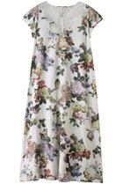 【イクコ/IKUKO】の60接結花柄ニットレースVネックネグリジェ アイボリー|ID: prp329100004937796 ipo3291000000037051950