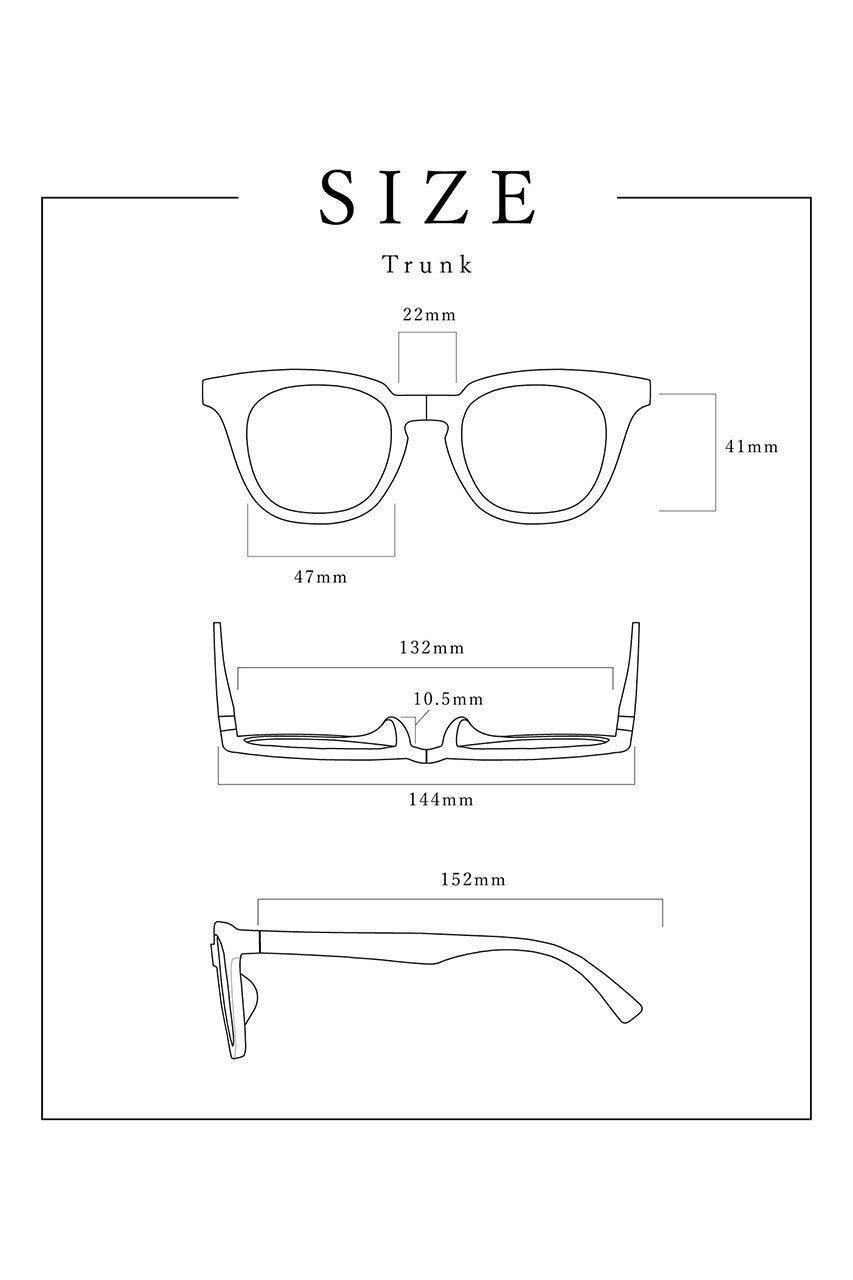 【ジュガードダブルエックス/jugaadXX】のTrunk charcoal grey サングラス 人気、トレンドファッション・服の通販 founy(ファニー) 　ファッション　Fashion　レディースファッション　Fashion for Women　サングラス&メガネ　Sunglasses & Eyewear　ユニセックス　Unisex, Genderless　サングラス　Sunglasses, Shades　シェイプ　Shape, Slim Fit　フレーム　Frame, Outline　other-7|ID: prp329100004937802 ipo3291000000037052017