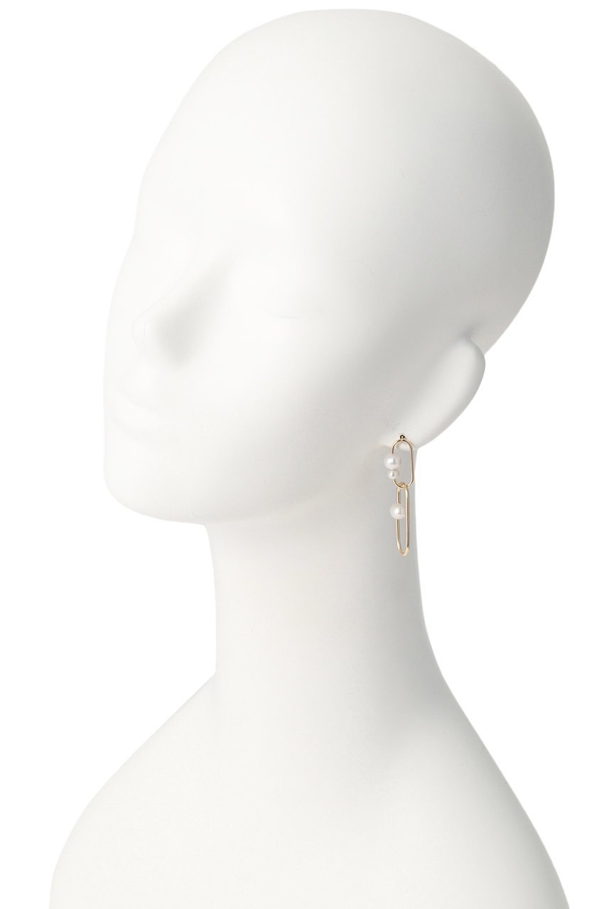 【ナチュラリジュエリ/NATURALI JEWELRY】のFlowオーバルリンクピアス 人気、トレンドファッション・服の通販 founy(ファニー) 　ファッション　Fashion　レディースファッション　Fashion for Women　ジュエリー　Jewelry　ファッションリング　Fashion Rings　イヤリング・フープ・ドロップタイプ　Hoop, Drop & Clip Earrings　アシンメトリー　Asymmetrical Style　イヤリング　Earrings　オーバル　Oval Design　シンプル　Simple, Minimal　パーティ　Party, Party Style　パール　Pearl, Pearl Accent　フープ　Hoop, Hoop Earrings　ロング　Long, Long-Length　other-4|ID: prp329100004937903 ipo3291000000037052772