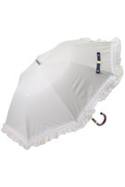 【ポロラルフローレン/POLO RALPH LAUREN】の【晴雨兼用】折畳傘ストライプフリル ベージュ|ID: prp329100004937918 ipo3291000000037052866