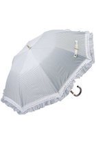 【ポロラルフローレン/POLO RALPH LAUREN】の【晴雨兼用】折畳傘ストライプフリル ディープブルー|ID: prp329100004937918 ipo3291000000037052868