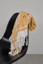 【ガリャルダガランテ/GALLARDAGALANTE】のコットンスクエアジャガードストール オレンジ|ID: prp329100004937935 ipo3291000000037052983