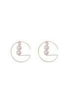 【ナチュラリジュエリ/NATURALI JEWELRY】のターナリー サークルパールピアス パール|ID: prp329100004937948 ipo3291000000037335440