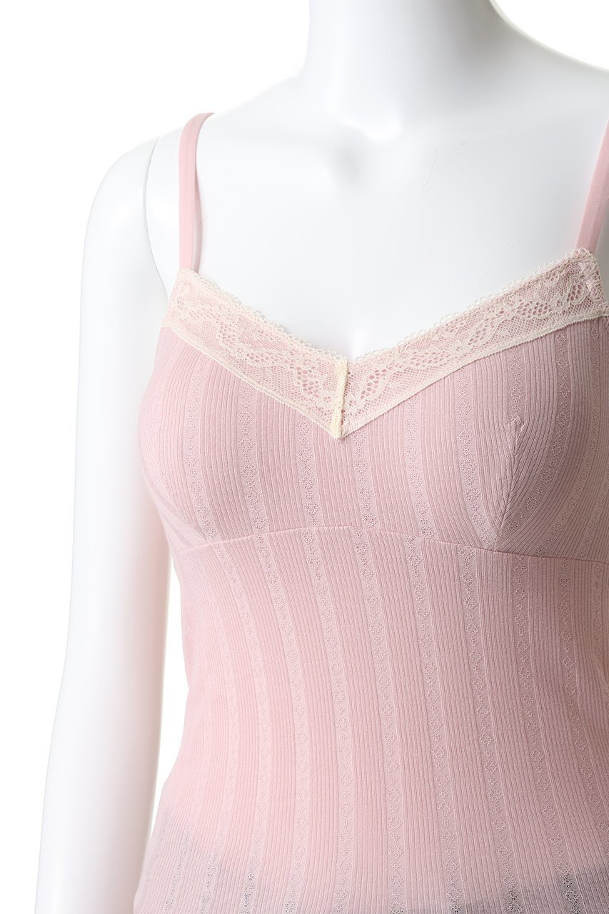 【キッドブルー/KID BLUE】の26コットンリブJQカップ付キャミ 人気、トレンドファッション・服の通販 founy(ファニー) 　ファッション　Fashion　レディースファッション　Fashion for Women　下着・ランジェリー　Lingerie & Intimates　その他ランジェリー・インナーアイテム　Other Lingerie / Intimates　インナー　Innerwear　キャミ　Camisole, Cami Top　フェミニン　Feminine, Girly　ランジェリー　Lingerie, Intimate Wear　レース　Lace, Lace Fabric　夏　Summer　春　Spring　S/S・春夏　SS, Spring/Summer, Warm Season　other-5|ID: prp329100004937965 ipo3291000000037053211