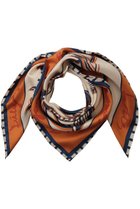 【マニプリ/manipuri】のシルクスカーフ(88×88) オレンジ(フローラ)|ID: prp329100004937980 ipo3291000000037053305