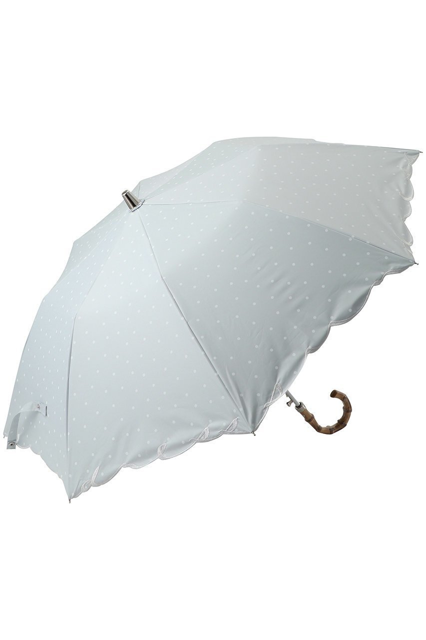 【ムーンバット/MOONBAT】の【Sun dress】【晴雨兼用】ワンタッチ折畳傘ランダムドット インテリア・キッズ・メンズ・レディースファッション・服の通販 founy(ファニー) 　ファッション　Fashion　レディースファッション　Fashion for Women　ワンピース　Dresses　フォーマル・パーティードレス・結婚式用ドレス　Elegant & Casual Dresses　レイングッズ・傘・晴雨兼用傘　Umbrellas & Rain Gear　ウッド　Wooden Design　コンパクト　Compact, Small Size　トレンド　Trend, Trending Now　ドット　Polka Dot, Dot Pattern　ハンカチ　Handkerchief, Hanky　フェミニン　Feminine, Girly　ランダム　Random, Irregular　エレガント 上品　Elegant　傘　Umbrella, Parasol　時計　Watch, Wristwatch　ライトグレー|ID: prp329100004937999 ipo3291000000037053438