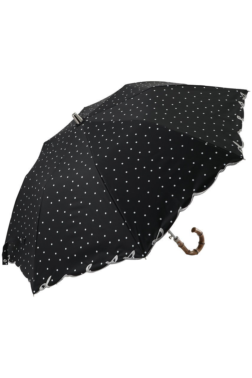 【ムーンバット/MOONBAT】の【Sun dress】【晴雨兼用】ワンタッチ折畳傘ランダムドット インテリア・キッズ・メンズ・レディースファッション・服の通販 founy(ファニー) 　ファッション　Fashion　レディースファッション　Fashion for Women　ワンピース　Dresses　フォーマル・パーティードレス・結婚式用ドレス　Elegant & Casual Dresses　レイングッズ・傘・晴雨兼用傘　Umbrellas & Rain Gear　ウッド　Wooden Design　コンパクト　Compact, Small Size　トレンド　Trend, Trending Now　ドット　Polka Dot, Dot Pattern　ハンカチ　Handkerchief, Hanky　フェミニン　Feminine, Girly　ランダム　Random, Irregular　エレガント 上品　Elegant　傘　Umbrella, Parasol　時計　Watch, Wristwatch　ブラック|ID: prp329100004937999 ipo3291000000037053439