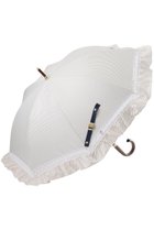 【ポロラルフローレン/POLO RALPH LAUREN】の【晴雨兼用】長傘ストライプフリル ベージュ|ID: prp329100004938024 ipo3291000000037053605