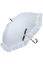 【ポロラルフローレン/POLO RALPH LAUREN】の【晴雨兼用】長傘ストライプフリル スカイブルー|ID: prp329100004938024 ipo3291000000037053606