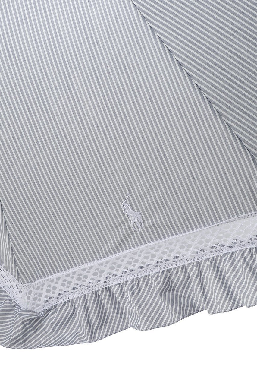 【ポロラルフローレン/POLO RALPH LAUREN】の【晴雨兼用】長傘ストライプフリル 人気、トレンドファッション・服の通販 founy(ファニー) 　ファッション　Fashion　レディースファッション　Fashion for Women　レイングッズ・傘・晴雨兼用傘　Umbrellas & Rain Gear　ウッド　Wooden Design　オケージョン　Occasion Wear　クラシック　Classic, Timeless Style　ストライプ　Stripe, Striped Pattern　ハンカチ　Handkerchief, Hanky　フリル　Frill, Ruffle　傘　Umbrella, Parasol　時計　Watch, Wristwatch　other-6|ID: prp329100004938024 ipo3291000000037053612