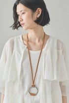 【カレンソロジー/Curensology】の〈CSG〉カラビナリングネックレス 人気、トレンドファッション・服の通販 founy(ファニー) ファッション Fashion レディースファッション Fashion for Women ジュエリー Jewelry ファッションリング Fashion Rings ネックレス Necklaces & Pendants サークル Circle, Round Design シンプル Simple, Minimal デニム Denim, Jeans Material ネックレス Necklace, Pendant Necklace ループ Loop, Loop Knit thumbnail キャメル|ID: prp329100004938056 ipo3291000000037053842
