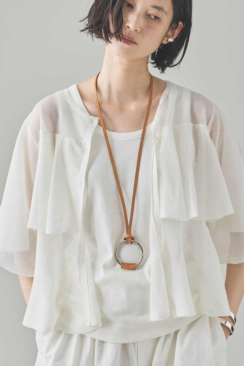 【カレンソロジー/Curensology】の〈CSG〉カラビナリングネックレス 人気、トレンドファッション・服の通販 founy(ファニー) 　ファッション　Fashion　レディースファッション　Fashion for Women　ジュエリー　Jewelry　ファッションリング　Fashion Rings　ネックレス　Necklaces & Pendants　サークル　Circle, Round Design　シンプル　Simple, Minimal　デニム　Denim, Jeans Material　ネックレス　Necklace, Pendant Necklace　ループ　Loop, Loop Knit　other-2|ID: prp329100004938056 ipo3291000000037053843