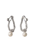 【アデル ビジュー/ADER bijoux】のCUTSTEEL twist chain pearl イヤリング シルバー|ID: prp329100004938086 ipo3291000000037054048