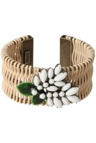 【アデル ビジュー/ADER bijoux】のLILA rattan wide バングル ホワイト|ID: prp329100004938087 ipo3291000000037054052