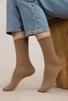 【ブルーフォレ/BLEUFORET】の6700 COTTON INSIDE ソリッドファインウールソックス ベージュ|ID: prp329100004938090 ipo3291000000037054080