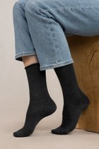 【ブルーフォレ/BLEUFORET】の6700 COTTON INSIDE ソリッドファインウールソックス ダークグレー|ID: prp329100004938090 ipo3291000000037054084