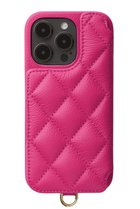 【デミュウ/DEMIU】のiPhone16 GRACE 背面収納スマホケース ストラップ別売 マゼンタピンク|ID: prp329100004938102 ipo3291000000037054171
