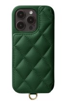 【デミュウ/DEMIU】のiPhone16 GRACE 背面収納スマホケース ストラップ別売 グリーン|ID: prp329100004938102 ipo3291000000037054173