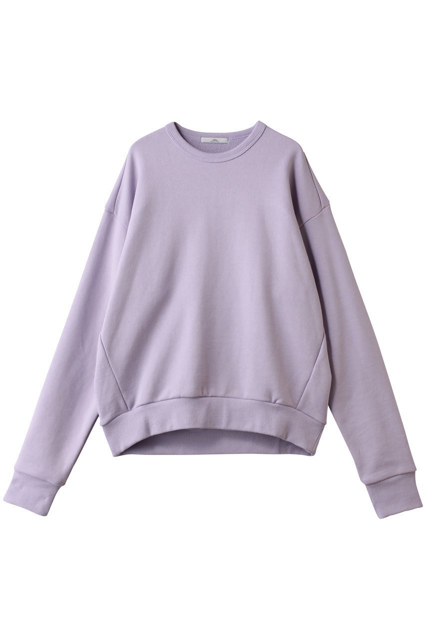 【ジュリエ/Julier】の裏毛スウェットプルオーバー インテリア・キッズ・メンズ・レディースファッション・服の通販 founy(ファニー) 　ファッション　Fashion　レディースファッション　Fashion for Women　トップス・カットソー　Cut & Sew Tops　レディースパーカー・カジュアルフーディー　Casual Hoodies & Sweatshirts　カジュアルプルオーバー・ニットトップス　Pullovers & Knit Tops / Casual Pullovers　スウェット・クルーネックトップス　Sweatshirts & Crewnecks / Relaxed Fit Sweat Tops　スポーツウェア　Functional & Stylish Sportswear　スポーツ トップス　Athletic Tops / Workout Tops / Training Shirts　ショルダー　Shoulder, Shoulder Strap　シンプル　Simple, Minimal　スポーツ　Sports, Activewear　スリーブ　Sleeve, Long Sleeve / Short Sleeve　ドロップ　Drop Shoulder, Dropped Style　ロング　Long, Long-Length　再入荷　Restock / Back in Stock　ラベンダー|ID: prp329100004938125 ipo3291000000037054391