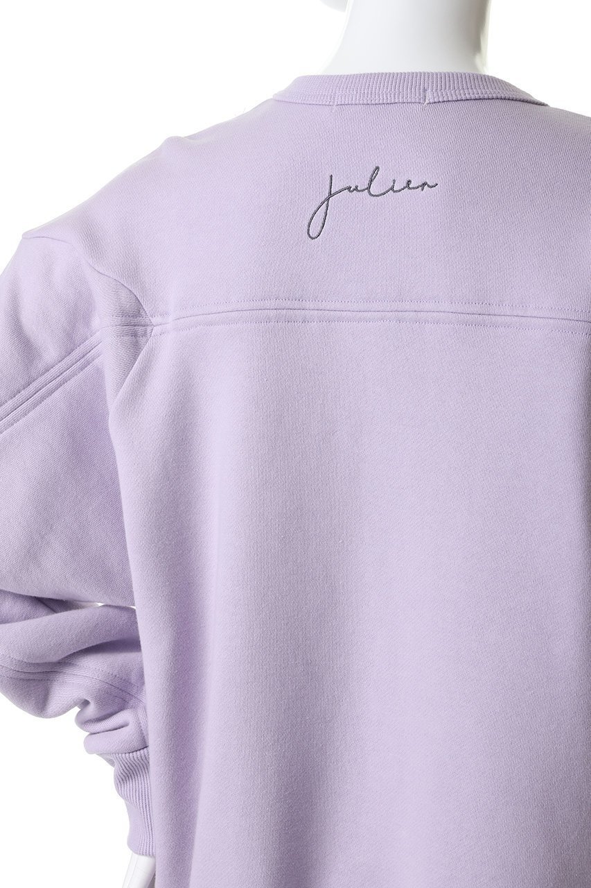【ジュリエ/Julier】の裏毛スウェットプルオーバー 人気、トレンドファッション・服の通販 founy(ファニー) 　ファッション　Fashion　レディースファッション　Fashion for Women　トップス・カットソー　Cut & Sew Tops　レディースパーカー・カジュアルフーディー　Casual Hoodies & Sweatshirts　カジュアルプルオーバー・ニットトップス　Pullovers & Knit Tops / Casual Pullovers　スウェット・クルーネックトップス　Sweatshirts & Crewnecks / Relaxed Fit Sweat Tops　スポーツウェア　Functional & Stylish Sportswear　スポーツ トップス　Athletic Tops / Workout Tops / Training Shirts　ショルダー　Shoulder, Shoulder Strap　シンプル　Simple, Minimal　スポーツ　Sports, Activewear　スリーブ　Sleeve, Long Sleeve / Short Sleeve　ドロップ　Drop Shoulder, Dropped Style　ロング　Long, Long-Length　再入荷　Restock / Back in Stock　other-5|ID: prp329100004938125 ipo3291000000037054396