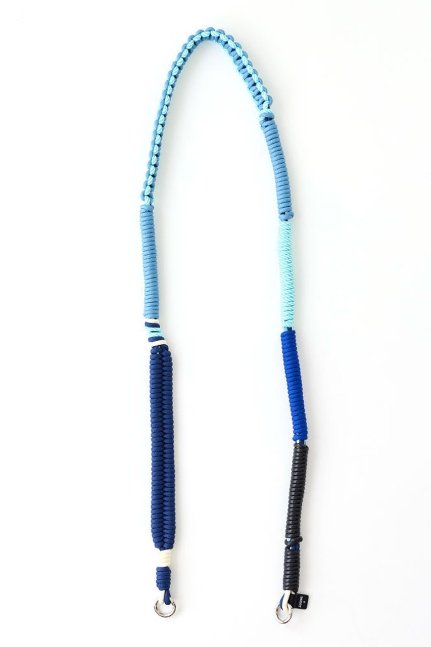 【エーシーン/A SCENE】のDesign paracord shoulder(M) インテリア・キッズ・メンズ・レディースファッション・服の通販 founy(ファニー) 　ファッション　Fashion　レディースファッション　Fashion for Women　ユニセックス　Unisex, Genderless　おすすめ　Recommended / Our Picks　カメラ　Camera Accessories　ショルダー　Shoulder, Shoulder Strap　スマホケース　Smartphone Case　チャーム　Charm, Pendant　ドッキング　Docking, Mixed Material　ラップ　Wrap, Wrap Design　再入荷　Restock / Back in Stock　定番　Standard, Basic Item　ネイビー×ブルー|ID: prp329100004938135 ipo3291000000037054493