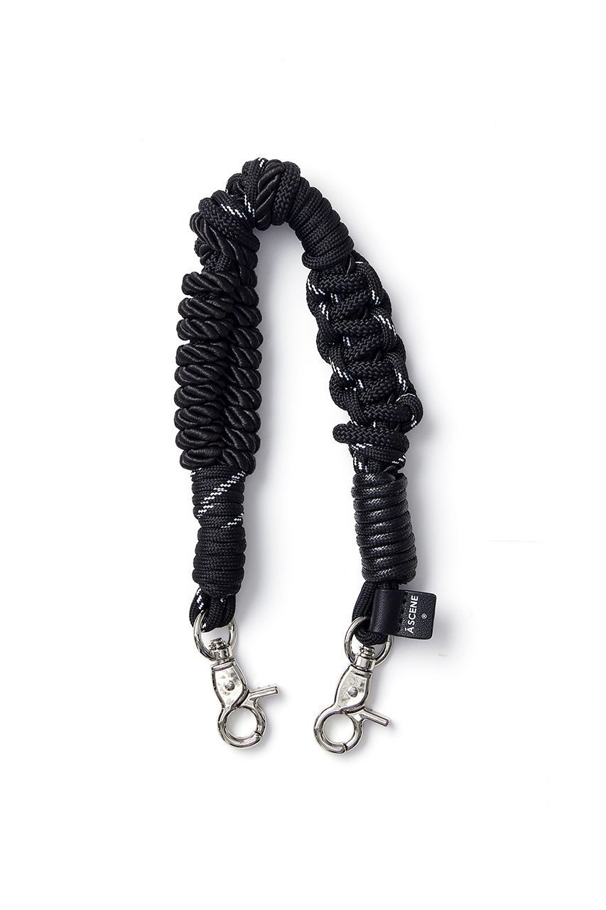 【エーシーン/A SCENE】のDesign paracord strap インテリア・キッズ・メンズ・レディースファッション・服の通販 founy(ファニー) 　ファッション　Fashion　レディースファッション　Fashion for Women　ユニセックス　Unisex, Genderless　コンパクト　Compact, Small Size　スマホケース　Smartphone Case　チャーム　Charm, Pendant　ポーチ　Pouch, Small Case　ラップ　Wrap, Wrap Design　再入荷　Restock / Back in Stock　ブラック|ID: prp329100004938136 ipo3291000000037054505