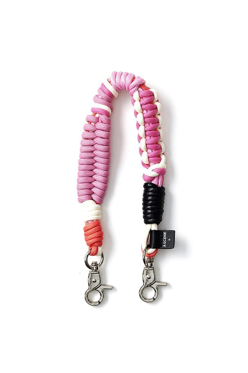 【エーシーン/A SCENE】のDesign paracord strap インテリア・キッズ・メンズ・レディースファッション・服の通販 founy(ファニー) 　ファッション　Fashion　レディースファッション　Fashion for Women　ユニセックス　Unisex, Genderless　コンパクト　Compact, Small Size　スマホケース　Smartphone Case　チャーム　Charm, Pendant　ポーチ　Pouch, Small Case　ラップ　Wrap, Wrap Design　再入荷　Restock / Back in Stock　ピンク|ID: prp329100004938136 ipo3291000000037054509