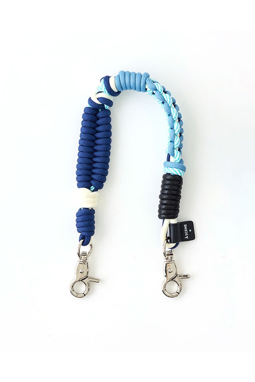 【エーシーン/A SCENE】のDesign paracord strap インテリア・キッズ・メンズ・レディースファッション・服の通販 founy(ファニー) 　ファッション　Fashion　レディースファッション　Fashion for Women　ユニセックス　Unisex, Genderless　コンパクト　Compact, Small Size　スマホケース　Smartphone Case　チャーム　Charm, Pendant　ポーチ　Pouch, Small Case　ラップ　Wrap, Wrap Design　再入荷　Restock / Back in Stock　ネイビー×ブルー|ID: prp329100004938136 ipo3291000000037054511