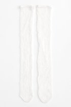 【メゾンスペシャル/MAISON SPECIAL】のSpider Lace High Socks/スパイダーレースハイソックス WHT(ホワイト)|ID: prp329100004938138 ipo3291000000037054527