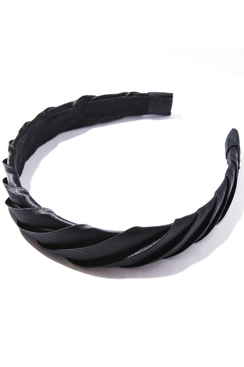 【イリスフォーセブン/IRIS 47】のetude ヘッドバンド インテリア・キッズ・メンズ・レディースファッション・服の通販 founy(ファニー) 　ファッション　Fashion　レディースファッション　Fashion for Women　シュシュ&ヘアアクセ/ヘアアレンジ　Scrunchies & Hair Accessories　アクセサリー　Fashion Accessories　サテン　Satin, Glossy Fabric　シンプル　Simple, Minimal　ドレス　Dress, One-Piece　バランス　Balance, Style Balance　フェミニン　Feminine, Girly　プリーツ　Pleats, Pleated　エレガント 上品　Elegant　再入荷　Restock / Back in Stock　ブラック|ID: prp329100004938153 ipo3291000000037054682