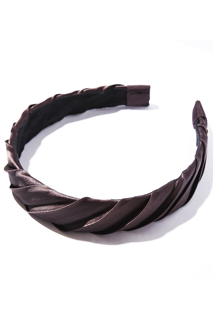 【イリスフォーセブン/IRIS 47】のetude ヘッドバンド インテリア・キッズ・メンズ・レディースファッション・服の通販 founy(ファニー) 　ファッション　Fashion　レディースファッション　Fashion for Women　シュシュ&ヘアアクセ/ヘアアレンジ　Scrunchies & Hair Accessories　アクセサリー　Fashion Accessories　サテン　Satin, Glossy Fabric　シンプル　Simple, Minimal　ドレス　Dress, One-Piece　バランス　Balance, Style Balance　フェミニン　Feminine, Girly　プリーツ　Pleats, Pleated　エレガント 上品　Elegant　再入荷　Restock / Back in Stock　ブラウン|ID: prp329100004938153 ipo3291000000037054683
